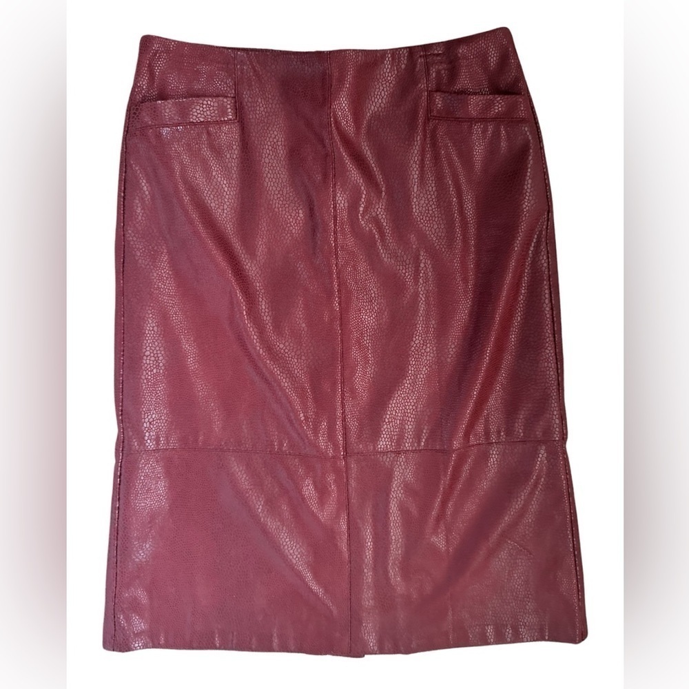 Ruby Rd. MIDI Skirt Red Women’s Size 10P.
